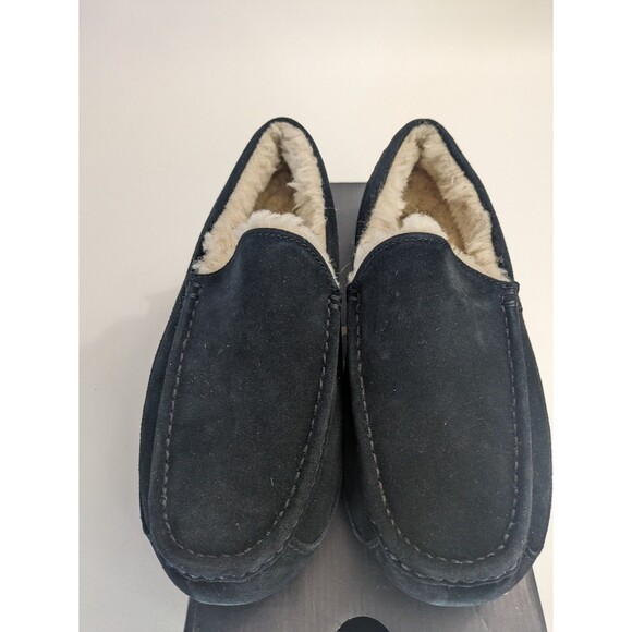 UGG Men\'s Ascot Slipper, Black, 9 US main image 6